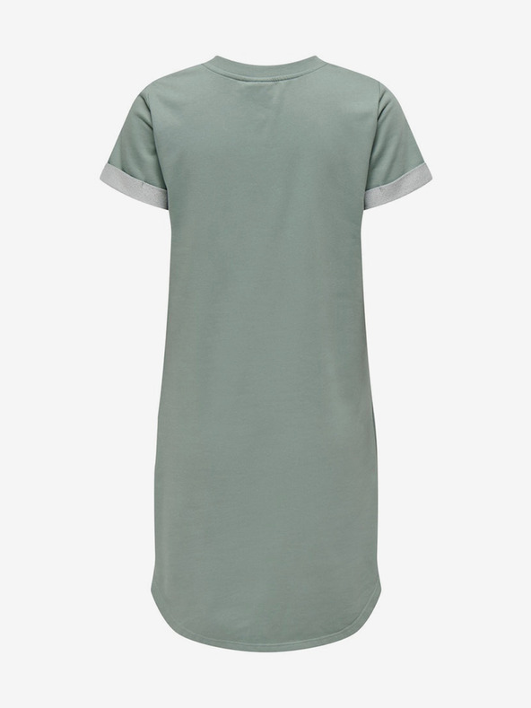 Jacqueline de Yong Světle zelené dámské mikinové šaty JDY Ivy