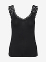 Vero Moda Černé dámské tílko Vero Moda Rosa
