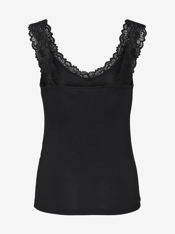 Vero Moda Černé dámské tílko Vero Moda Rosa