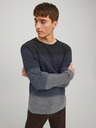 Jack & Jones Tmavě modrý pánský svetr Jack & Jones Hill