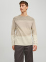 Jack & Jones Béžový pánský svetr Jack & Jones Hill