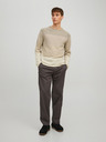 Jack & Jones Béžový pánský svetr Jack & Jones Hill