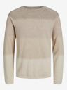 Jack & Jones Béžový pánský svetr Jack & Jones Hill