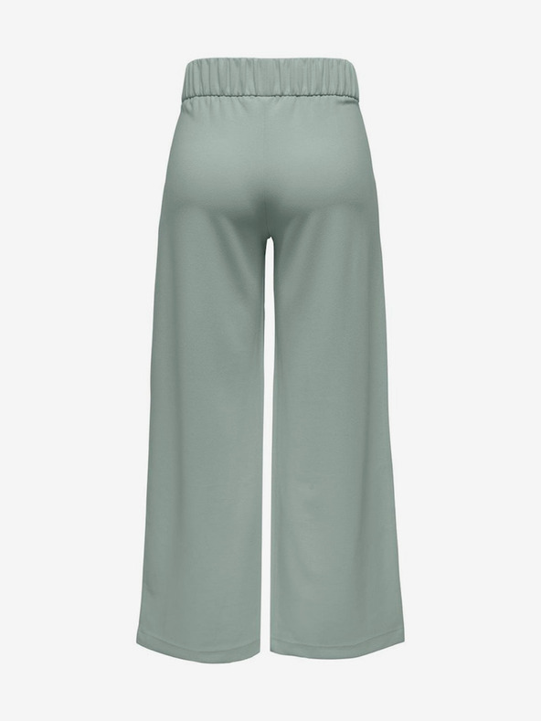 Jacqueline de Yong Světle zelené dámské široké kalhoty JDY Geggo