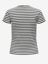 Jacqueline de Yong Černo-bílé dámské pruhované tričko JDY Solar