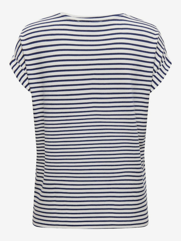 ONLY Modro-bílé dámské pruhované tričko ONLY Moster