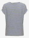 ONLY Modro-bílé dámské pruhované tričko ONLY Moster