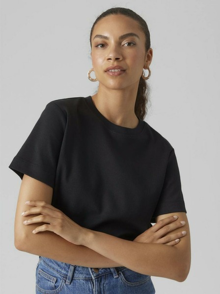 Vero Moda Černé dámské tričko Vero Moda Naima