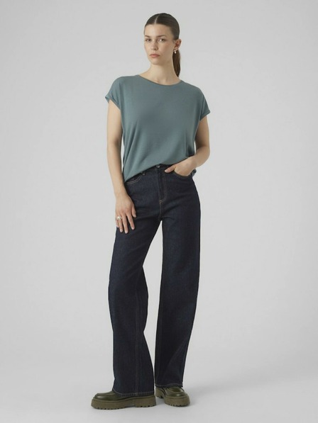 Vero Moda Zelené dámské tričko Vero Moda Ava