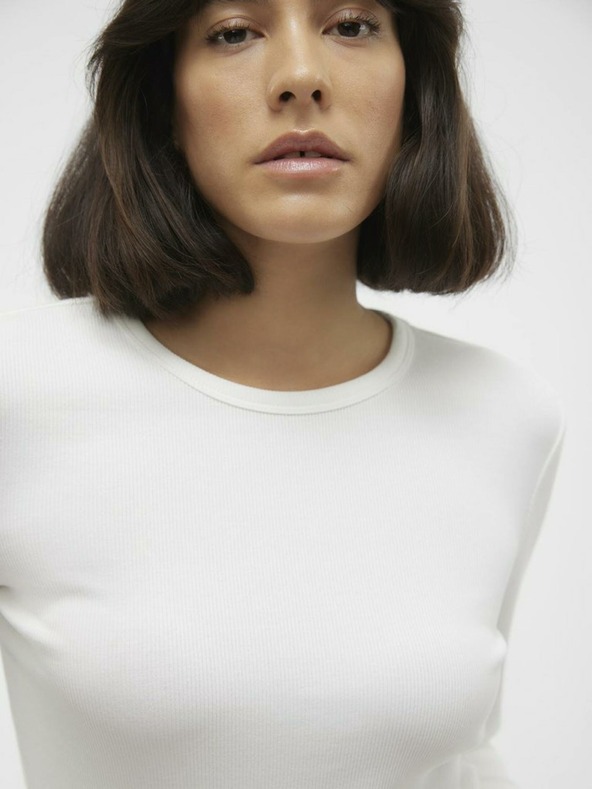 Vero Moda Bílé dámské tričko Vero Moda Chloe