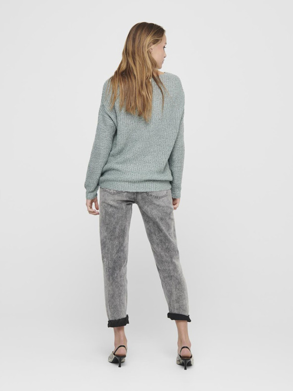 Jacqueline de Yong Světle zelený dámský svetr JDY New Megan