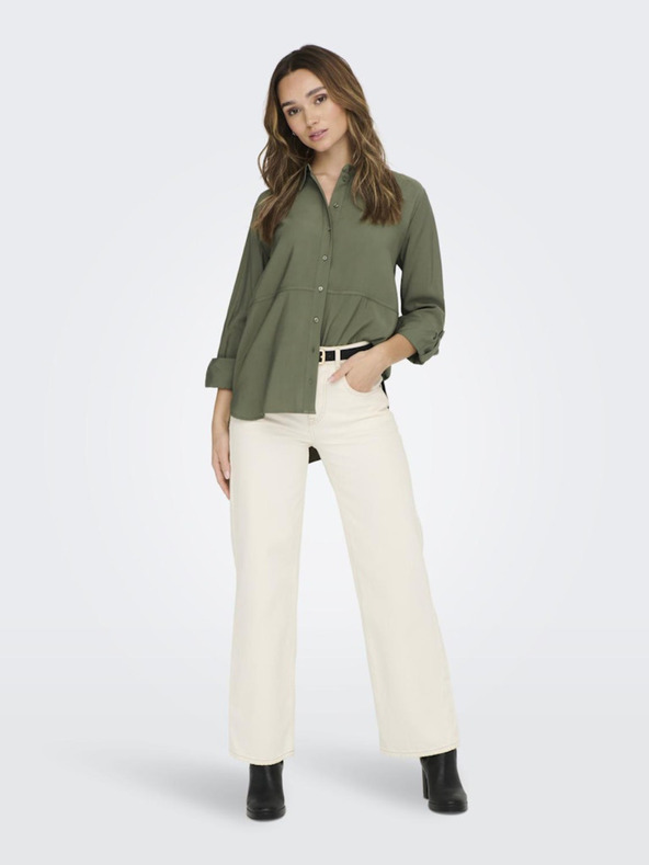 Jacqueline de Yong Khaki dámská košile JDY Olli