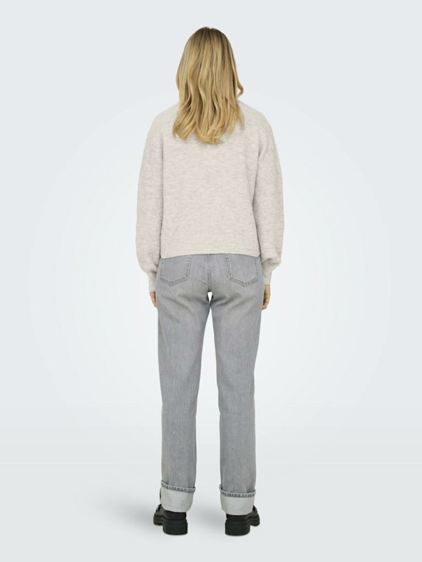 Jacqueline de Yong Krémový dámský kardigan JDY Lumi