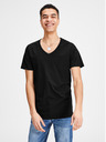 Jack & Jones Černé basic tričko Jack & Jones Basic