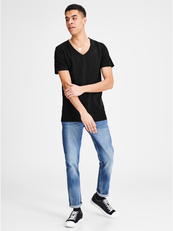 Jack & Jones Černé basic tričko Jack & Jones Basic
