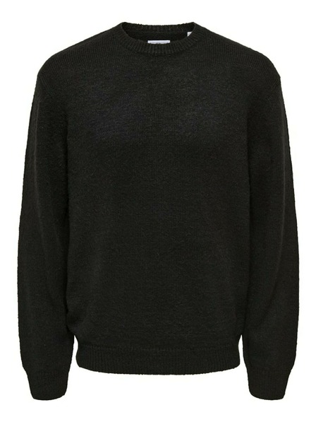 ONLY & SONS Černý pánský svetr ONLY & SONS Anthony