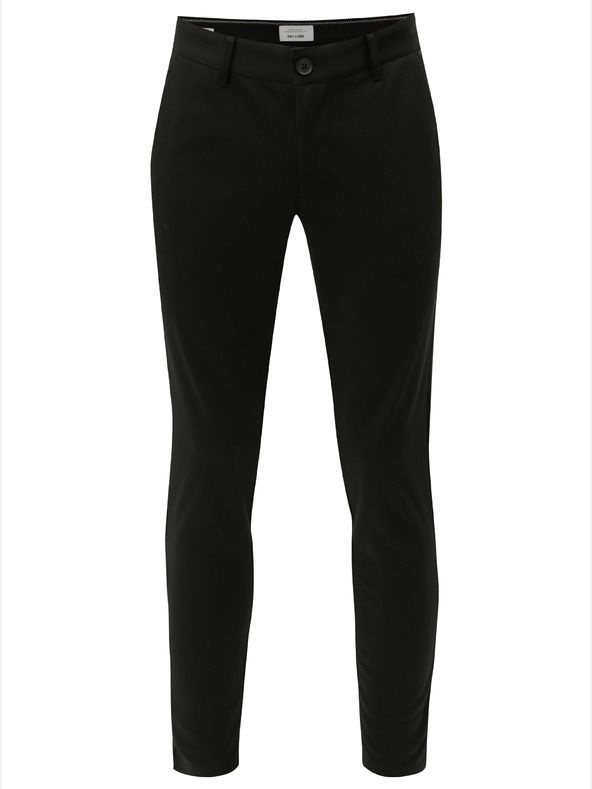 ONLY & SONS Černé anti fit kalhoty ONLY & SONS Mark