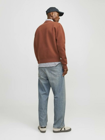 Jack & Jones Cihlový pánský svetr Jack & Jones Vester