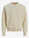 Jack & Jones Krémový pánský svetr Jack & Jones Vester