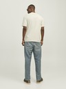 Jack & Jones Krémové pánské tričko Jack & Jones Frederiks JORFREDERIKSBERG