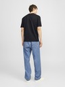 Jack & Jones Černé pánské tričko Jack & Jones Frederiks