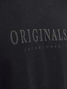 Jack & Jones Černé pánské tričko Jack & Jones Frederiks
