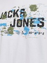 Jack & Jones Bílé pánské tričko Jack & Jones Outdoor