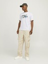 Jack & Jones Bílé pánské tričko Jack & Jones Outdoor