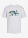Jack & Jones Bílé pánské tričko Jack & Jones Outdoor