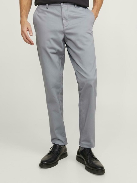 Jack & Jones Světle šedé pánské kalhoty Jack & Jones Marco