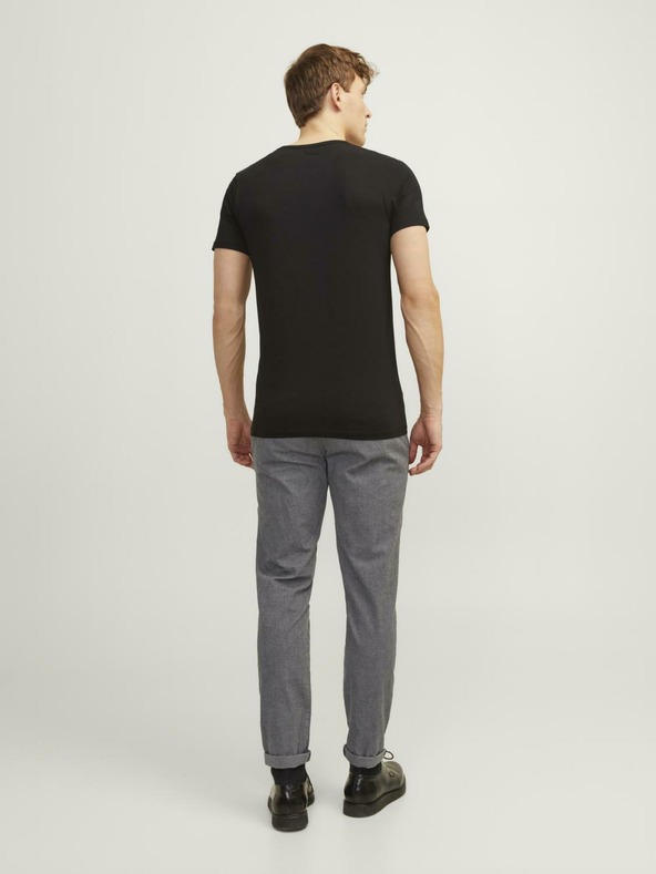 Jack & Jones Šedé pánské chino kalhoty Jack & Jones Marco