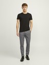 Jack & Jones Šedé pánské chino kalhoty Jack & Jones Marco