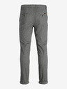 Jack & Jones Šedé pánské chino kalhoty Jack & Jones Marco