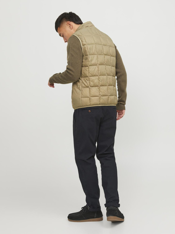 Jack & Jones Černé pánské chino kalhoty Jack & Jones Marco