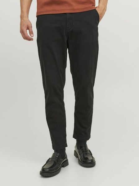 Jack & Jones Černé pánské kalhoty Jack & Jones Stace