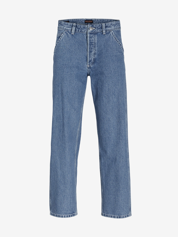 Jack & Jones Modré pánské wide fit džíny Jack & Jones Glenn