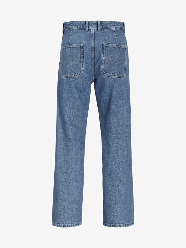 Jack & Jones Modré pánské wide fit džíny Jack & Jones Glenn