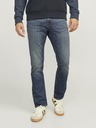 Jack & Jones Tmavě modré pánské straight fit džíny Jack & Jones Clark