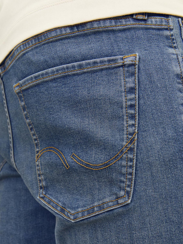 Jack & Jones Modré pánské slim fit džíny Jack & Jones Glenn