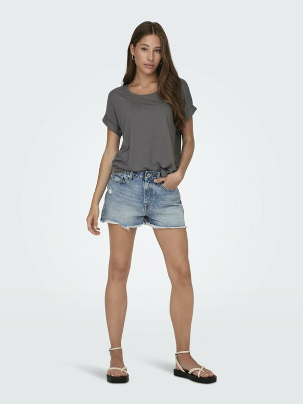 ONLY Šedé dámské tričko ONLY Moster