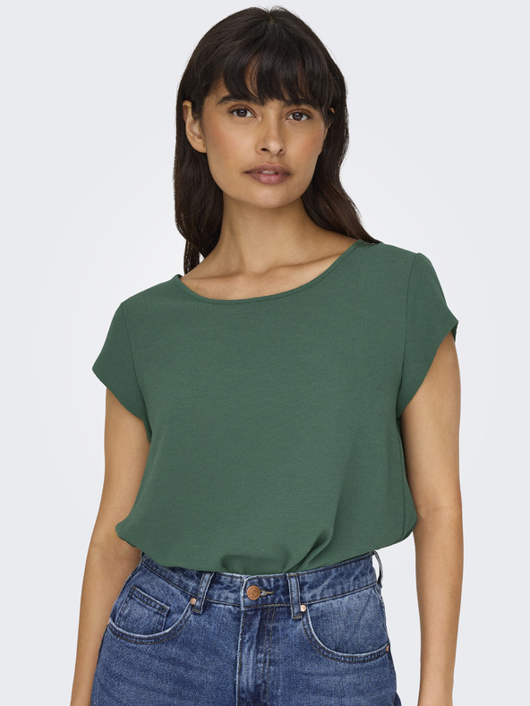 ONLY Zelená dámská halenka ONLY Vic