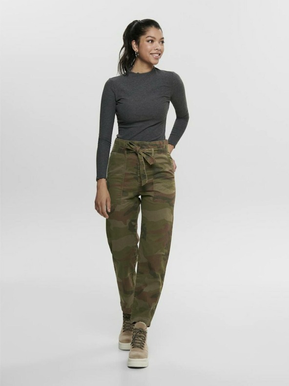 ONLY Tmavě šedé dámské tričko ONLY Emma