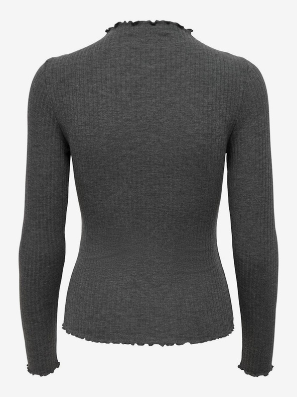 ONLY Tmavě šedé dámské tričko ONLY Emma