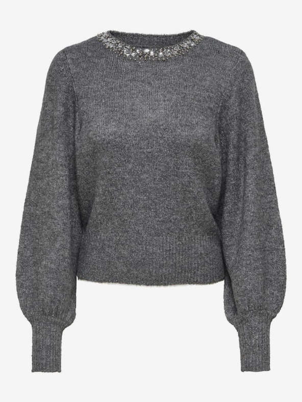 ONLY Šedý dámský svetr ONLY Elsa