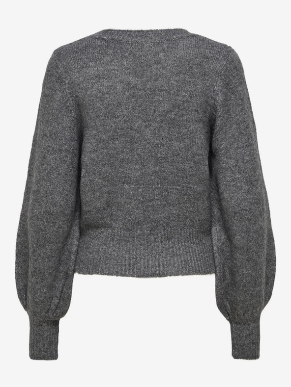 ONLY Šedý dámský svetr ONLY Elsa