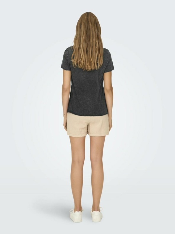 ONLY Černé dámské tričko ONLY Lucy