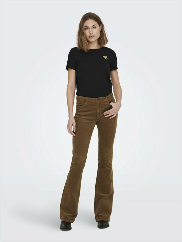 ONLY Černé dámské tričko ONLY Kita