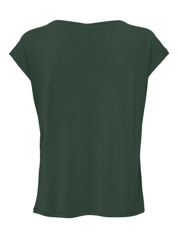 ONLY Tmavě zelené dámské tričko ONLY Free