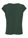 ONLY Tmavě zelené dámské tričko ONLY Free