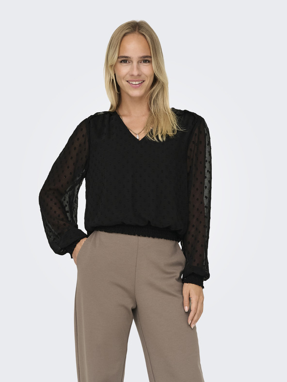 ONLY Černá dámská halenka ONLY Elmira